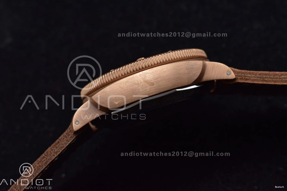 N Calfskin on 1:1 Best PAM382 Strap Super Distressed Brown P.9000 VSF Bronzo V2 Edition Clone 0511